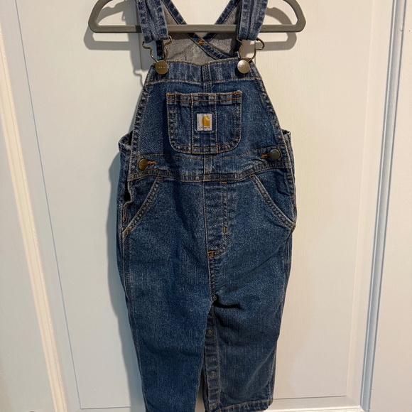Toddler Carhartt Jean Overalls size 12months - Picture 1 of 4